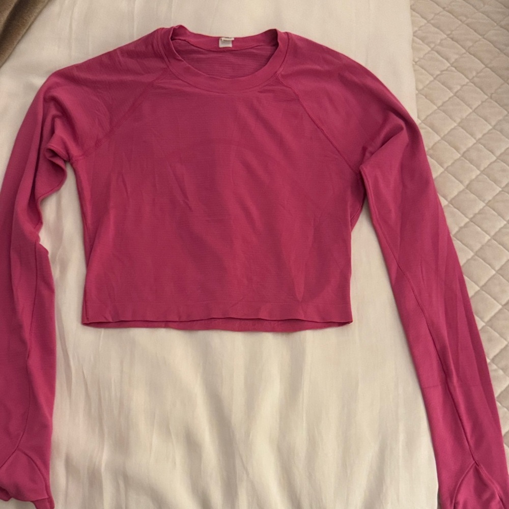 lululemon athletica Pink Crop Top